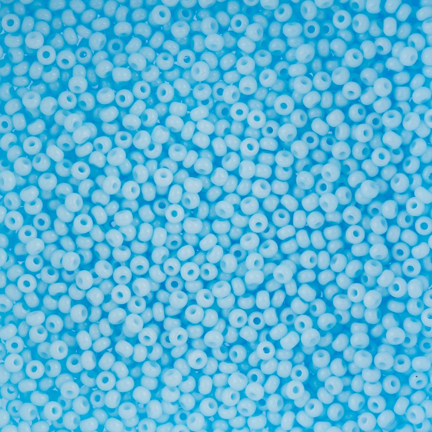Czech Seed Beads - 10/0 - Chalk Light Blue Solgel (22g)