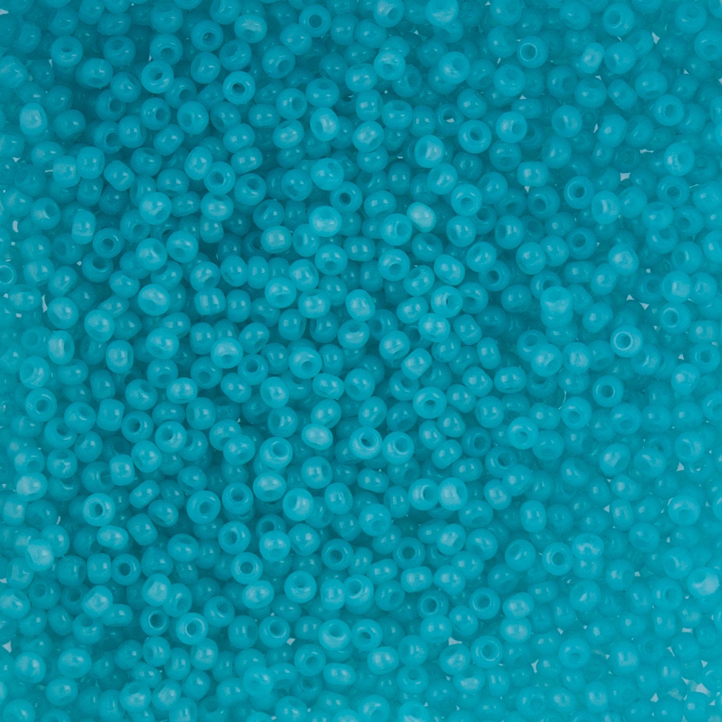 Czech Seed Beads - 10/0 - Alabaster Light Turquoise Solgel (22g)