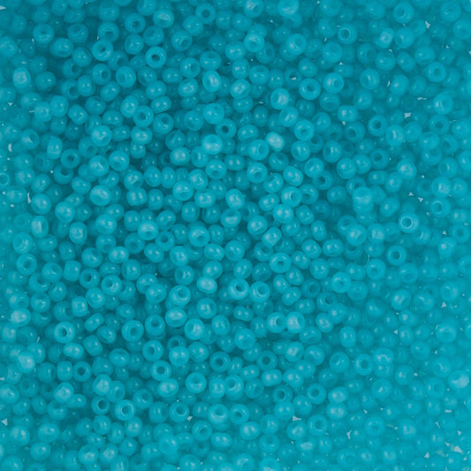 Czech Seed Beads - 10/0 - Alabaster Light Turquoise Solgel (22g)