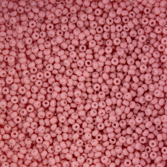 Czech Seed Beads - 10/0 - Chalk Pink Solgel (22g)