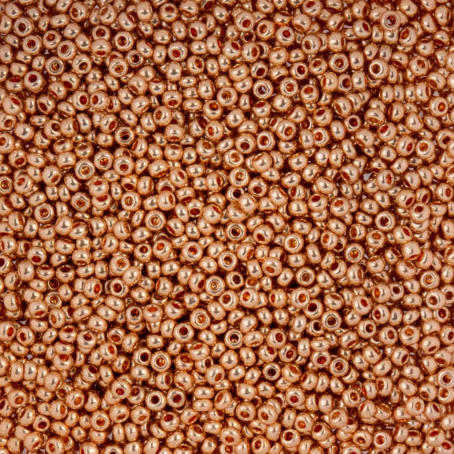 Czech Seed Beads - 10/0 - Metallic Gold Solgel (22g)