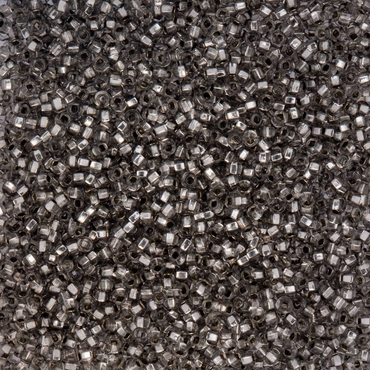 Czech Seed Beads - 10/0 - Silver Lined Light Grey Solgel (22g)