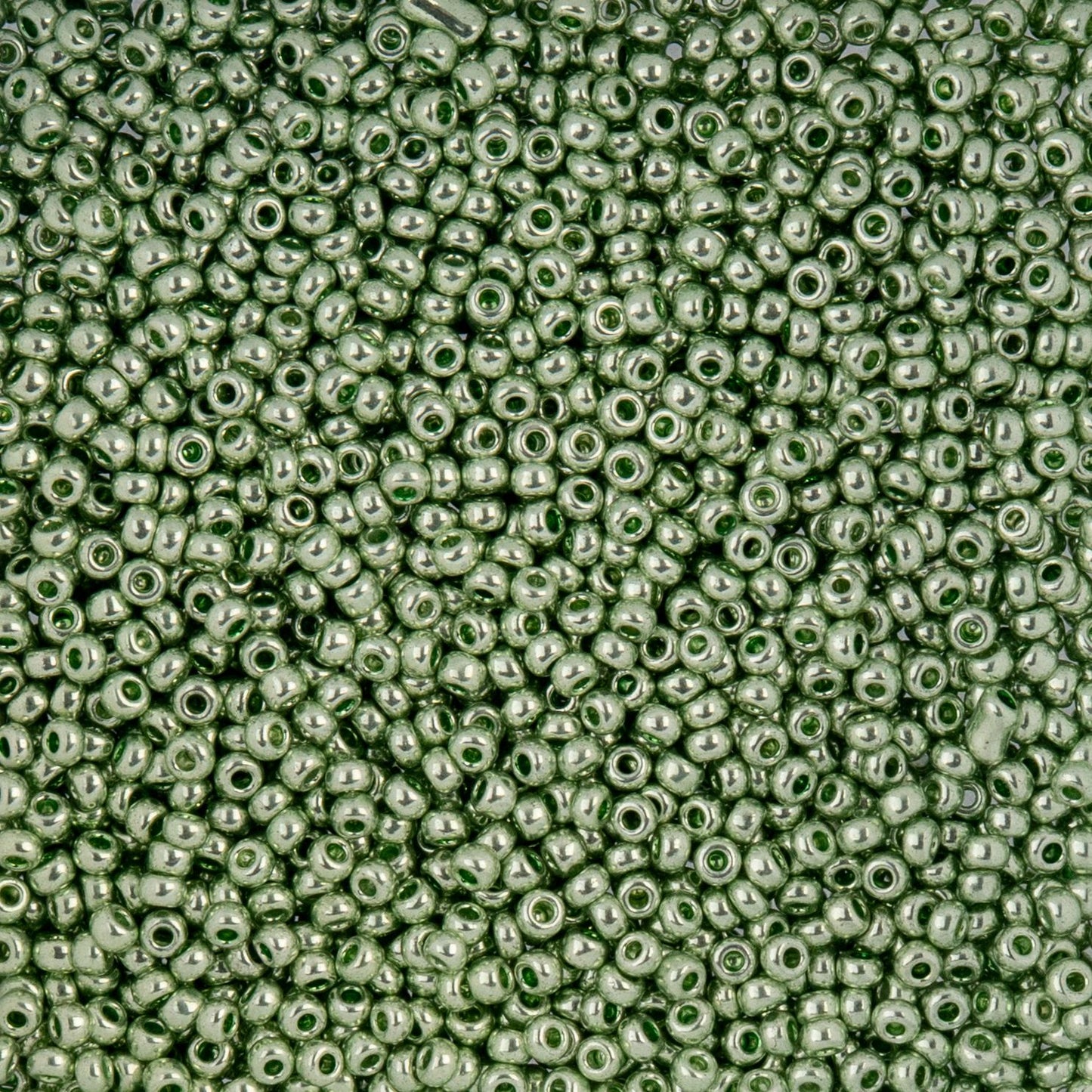 Czech Seed Beads - 10/0 - Metallic Light Yellow Solgel (22g)
