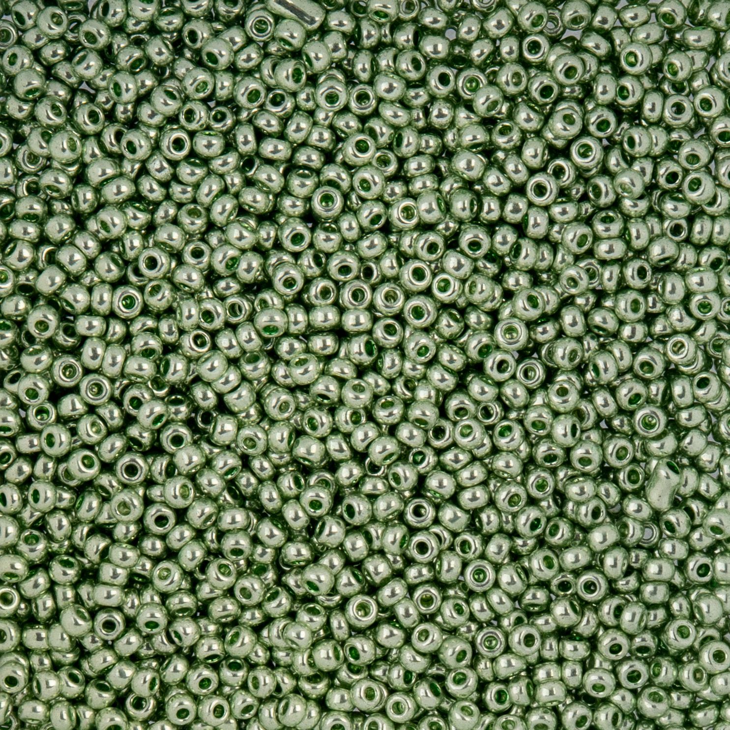 Czech Seed Beads - 10/0 - Metallic Light Yellow Solgel (22g)