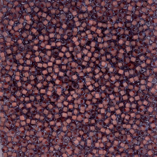 Czech Seed Beads - 10/0 - Color Lined Blue/Light Brown Terra Color (22g)