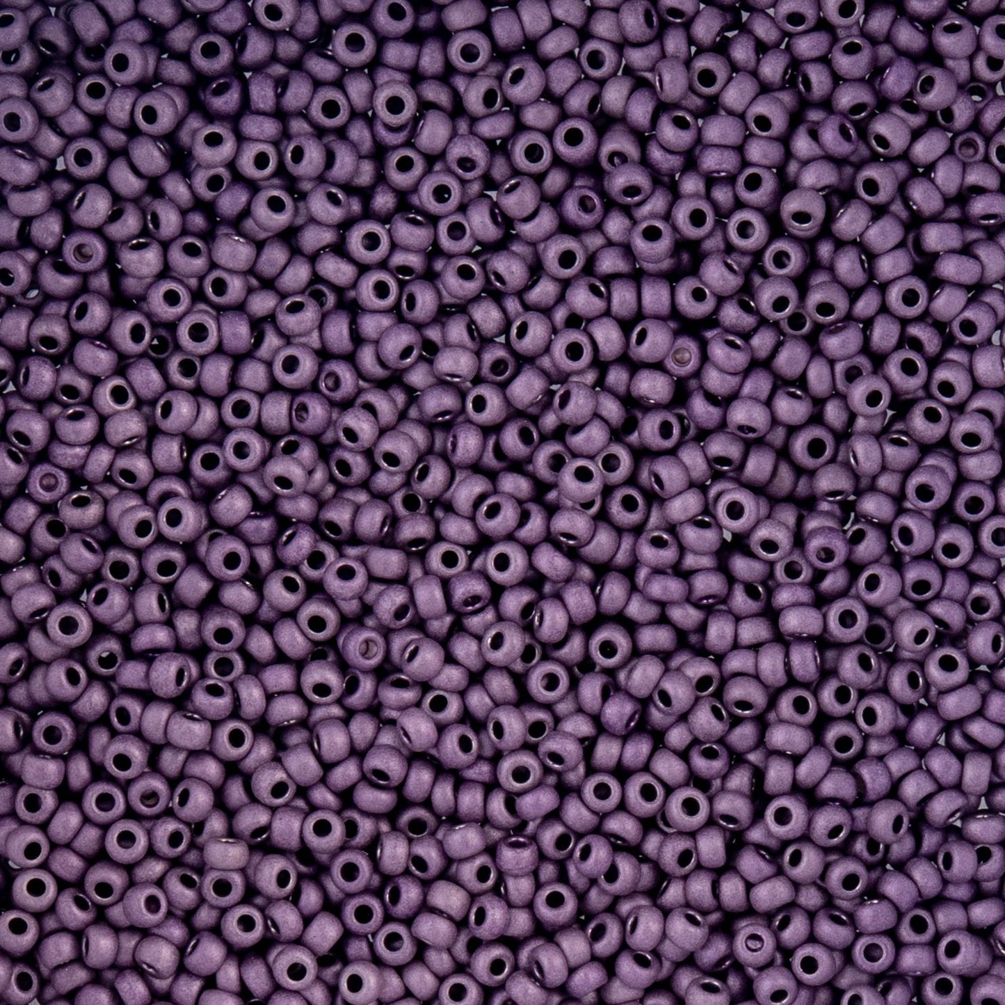 Czech Seed Beads - 10/0 - Metallic Mauve Purple Matte Terra Color (22g)