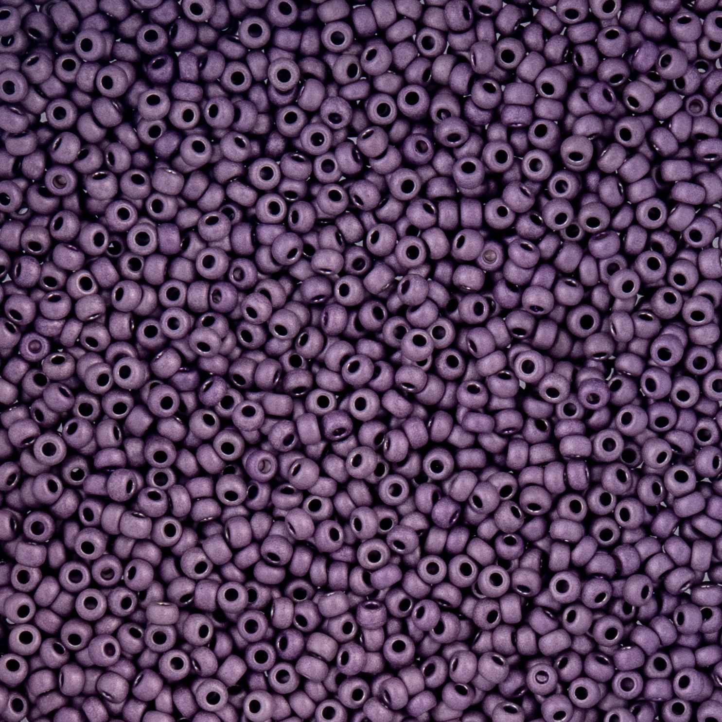 Czech Seed Beads - 10/0 - Metallic Mauve Purple Matte Terra Color (22g)
