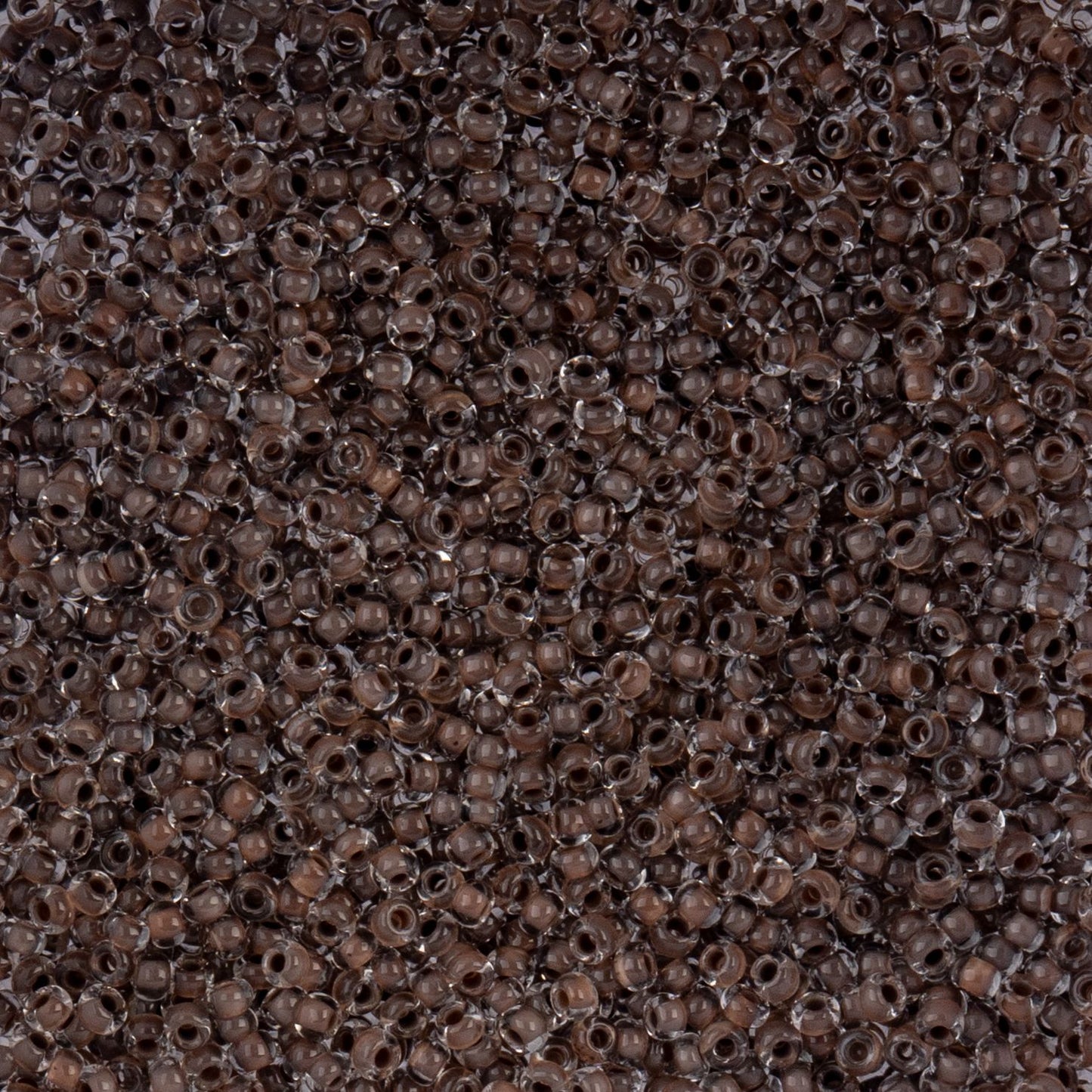 Czech Seed Beads - 10/0 - Color Lined Brown Terra Color (22g)