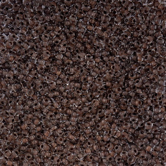 Czech Seed Beads - 10/0 - Color Lined Brown Terra Color (22g)