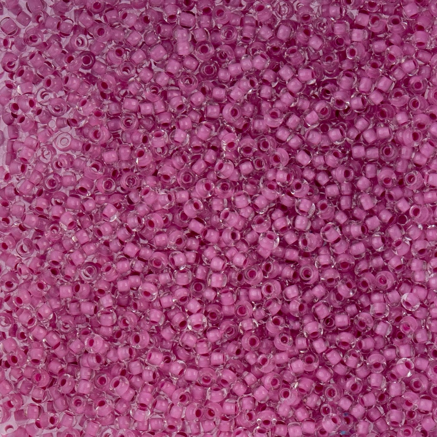 Czech Seed Beads - 10/0 - Fuchsia Color Lined Terra Color (22g)
