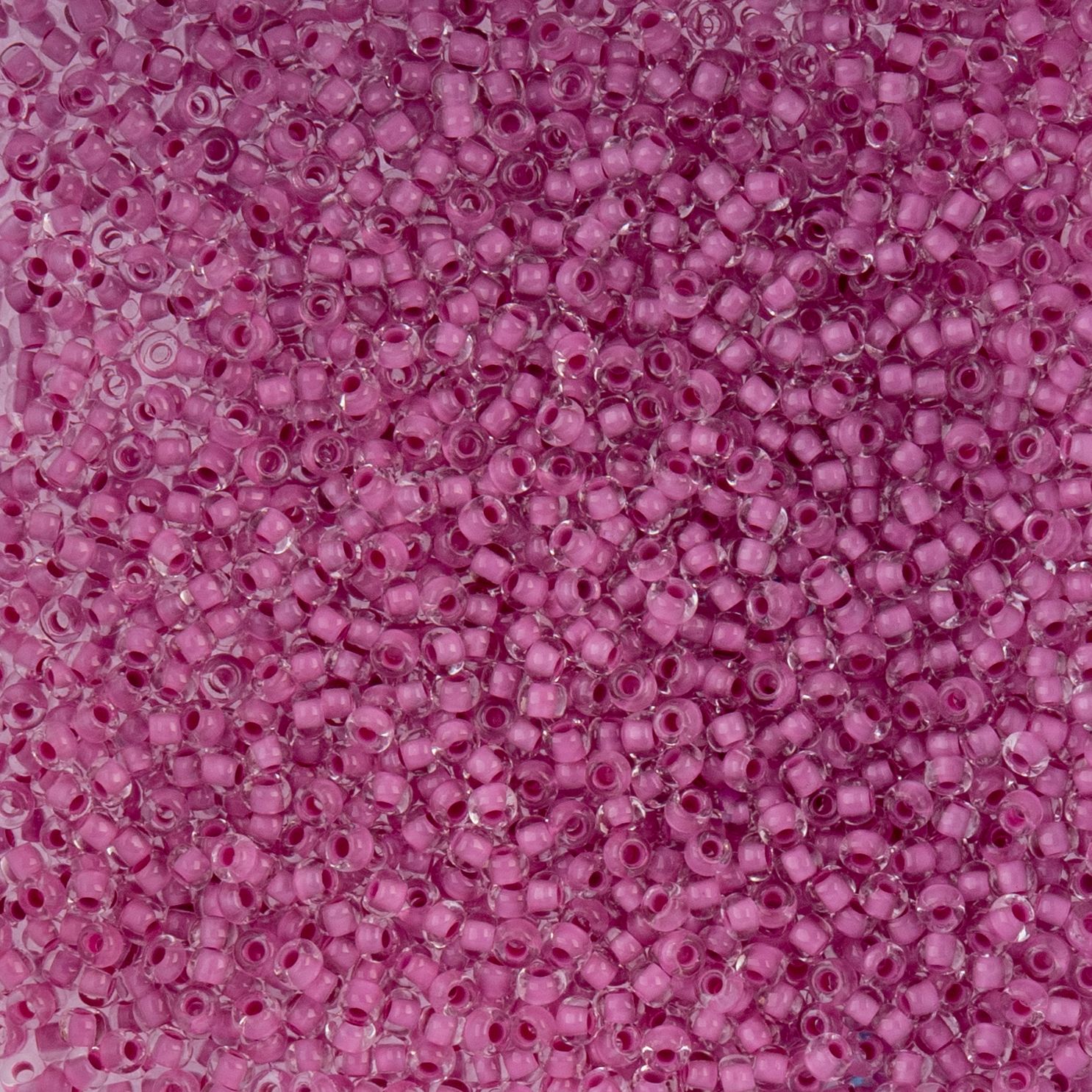Czech Seed Beads - 10/0 - Fuchsia Color Lined Terra Color (22g)