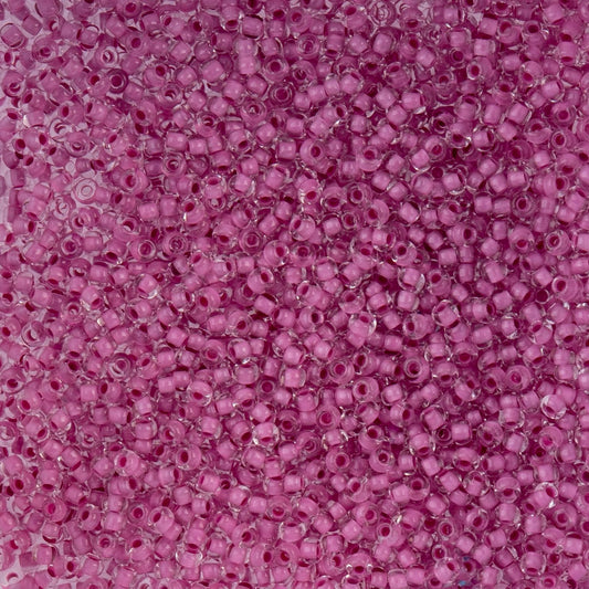 Czech Seed Beads - 10/0 - Fuchsia Color Lined Terra Color (22g)