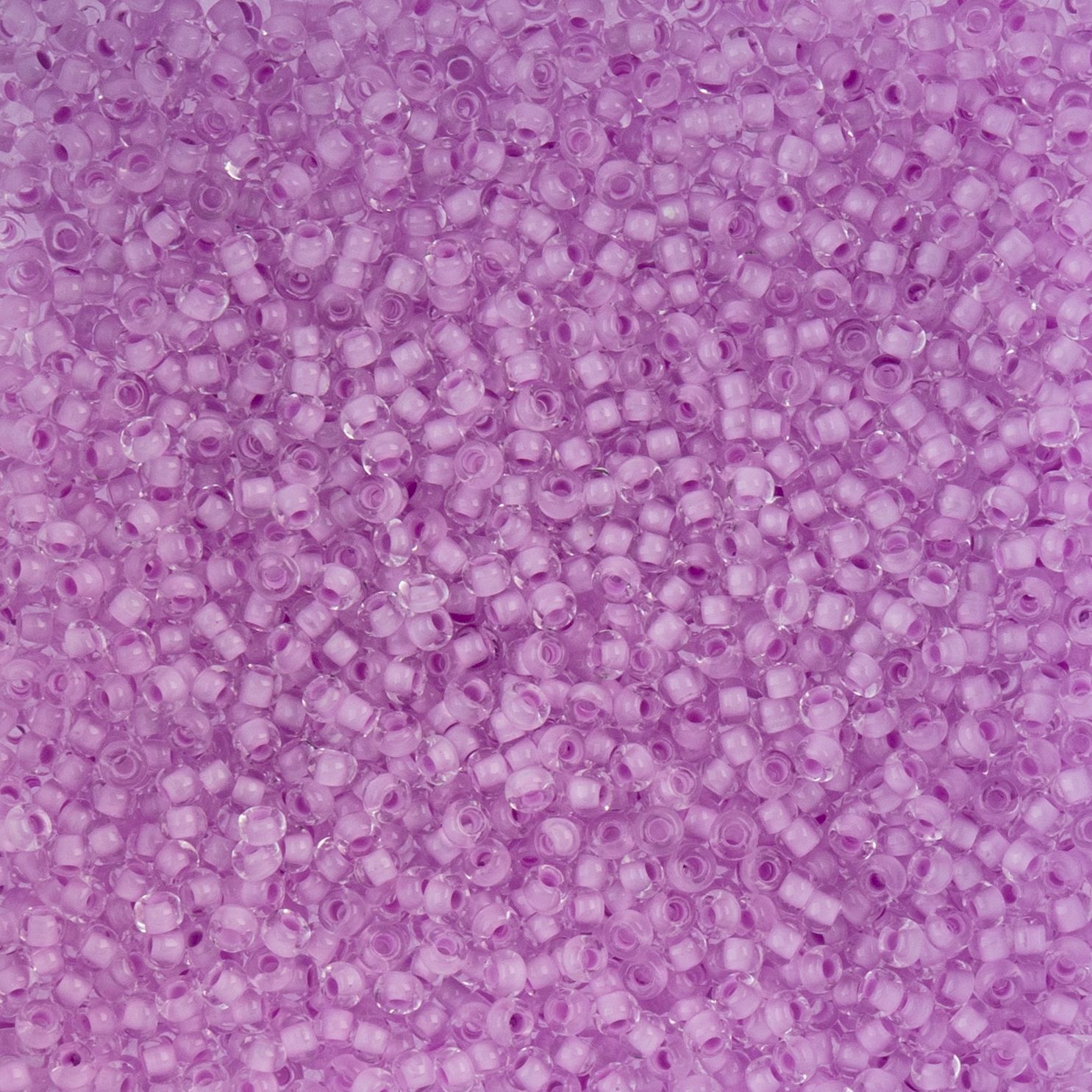 Czech Seed Beads - 10/0 - Lilac Color Lined Terra Color (22g)