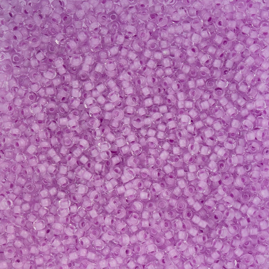Czech Seed Beads - 10/0 - Lilac Color Lined Terra Color (22g)