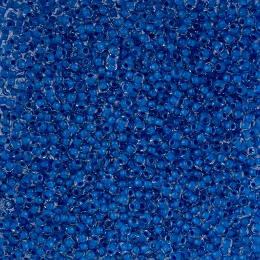 Czech Seed Beads - 10/0 - Color Lined Dark Blue Terra Color (22g)