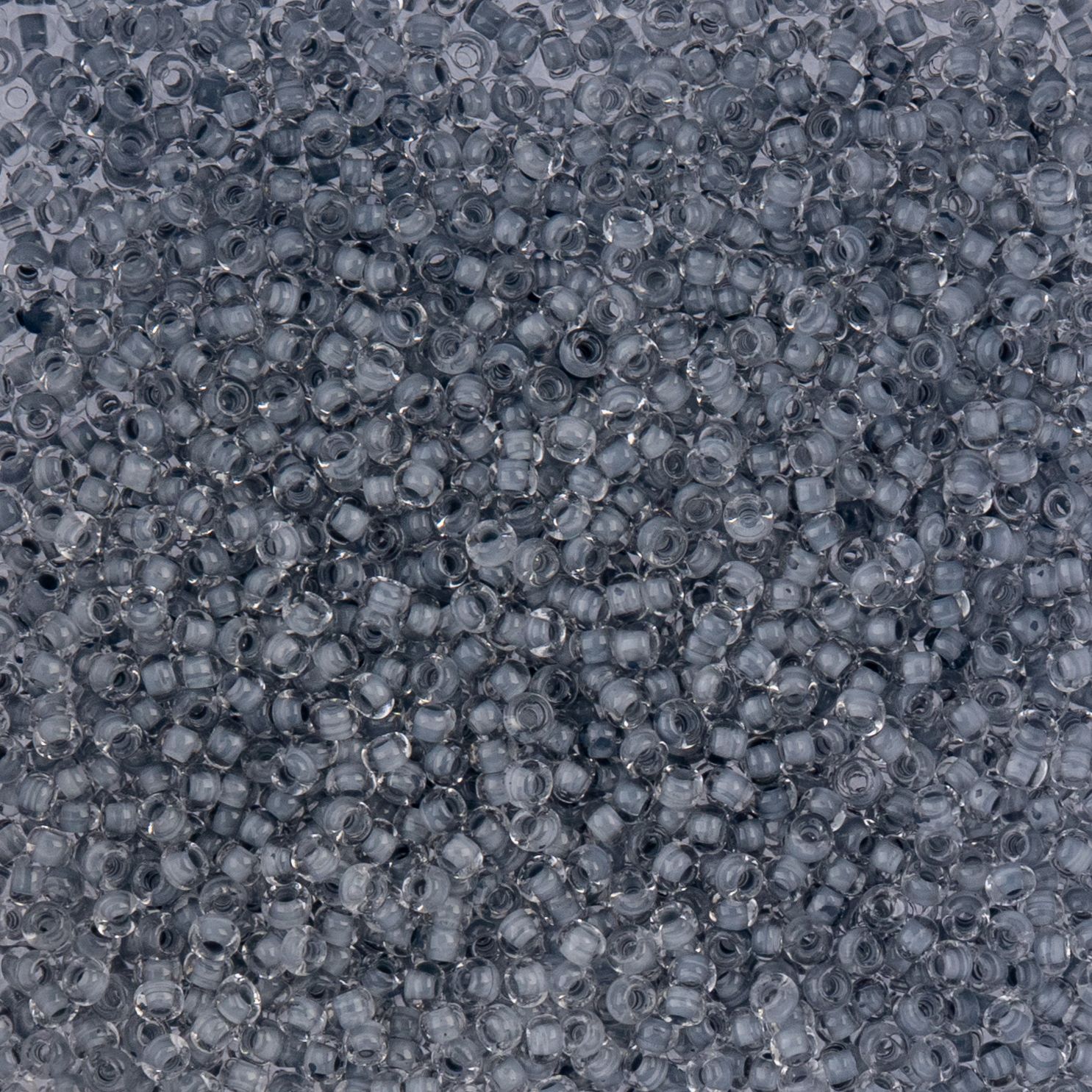 Czech Seed Beads - 10/0 - Color Lined Grey Terra Color (22g)