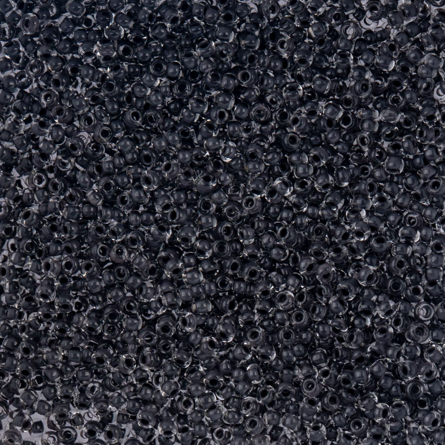 Czech Seed Beads - 10/0 - Color Lined Black Terra Color (22g)