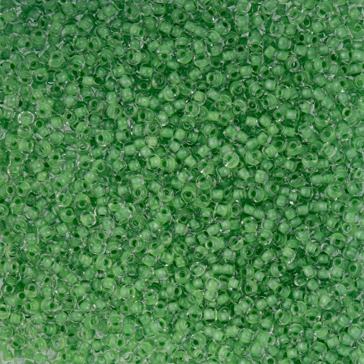 Czech Seed Beads - 10/0 - Color Lined Olive Green Terra Color (22g)