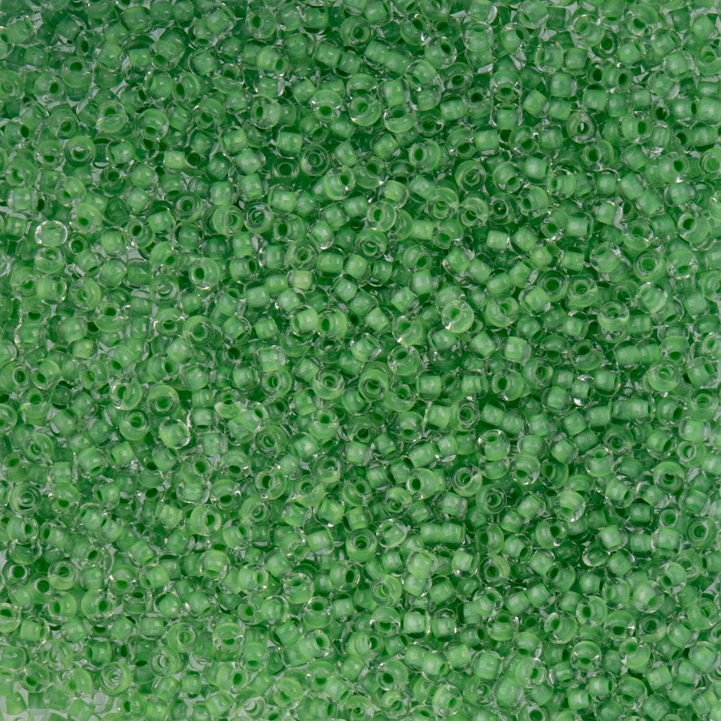 Czech Seed Beads - 10/0 - Color Lined Olive Green Terra Color (22g)