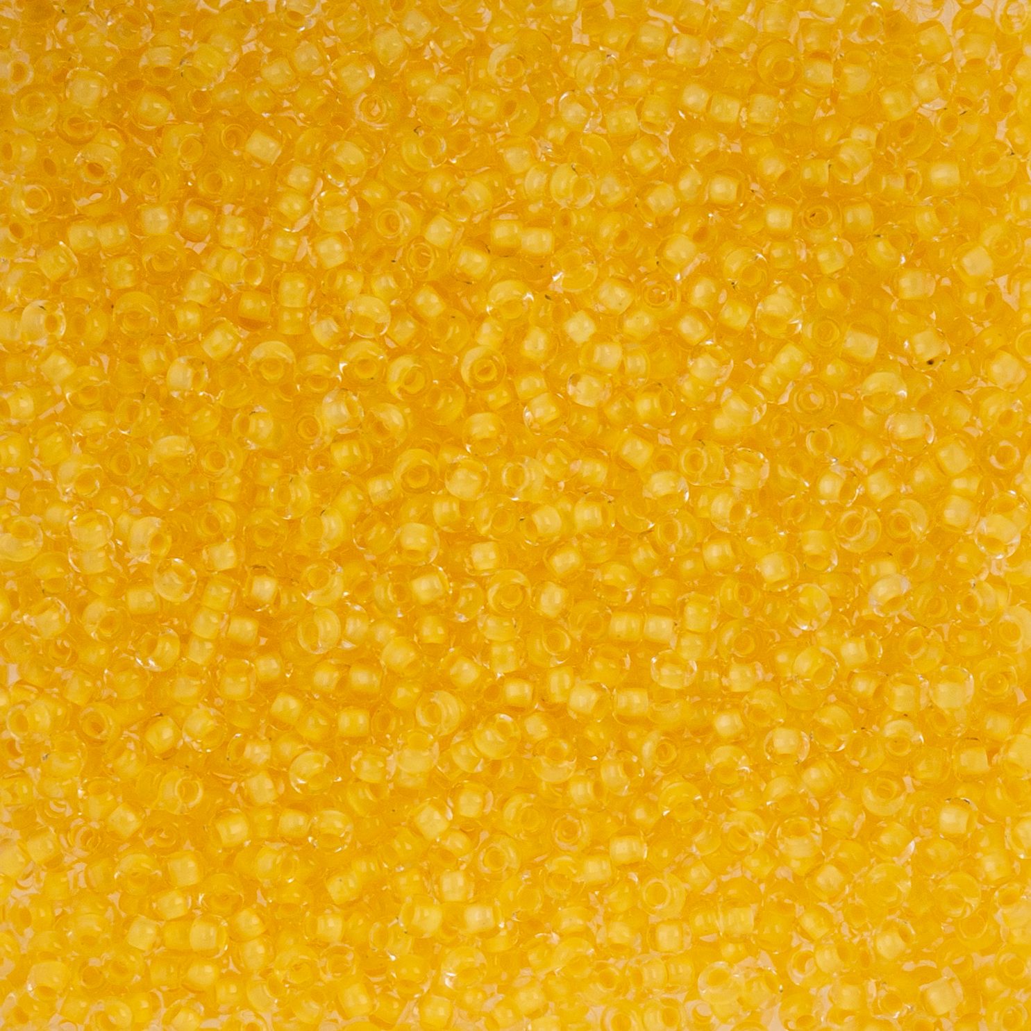 Czech Seed Beads - 10/0 - Color Lined Yellow Terra Color (22g)