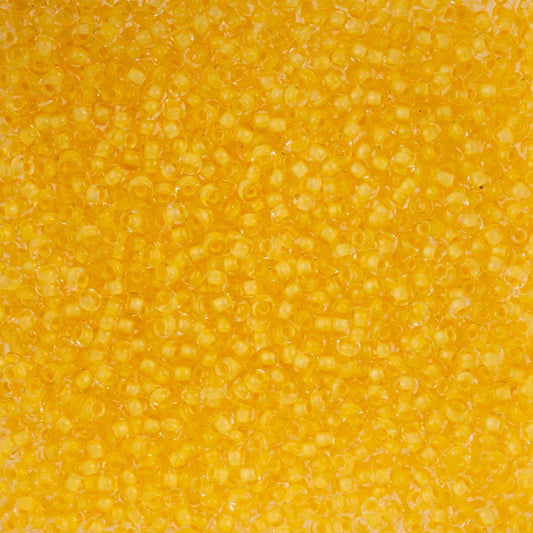 Czech Seed Beads - 10/0 - Color Lined Yellow Terra Color (22g)