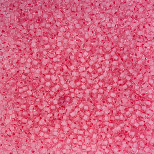 Czech Seed Beads - 10/0 - Color Lined Pink Terra Color (22g)