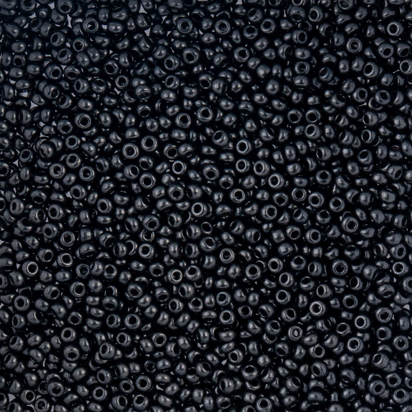Czech Seed Beads - 10/0 - Jet-Terra Pearl Brown Dyed (22g)
