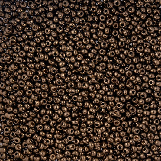 Czech Seed Beads - 10/0 - Metallic Bronze (22g)