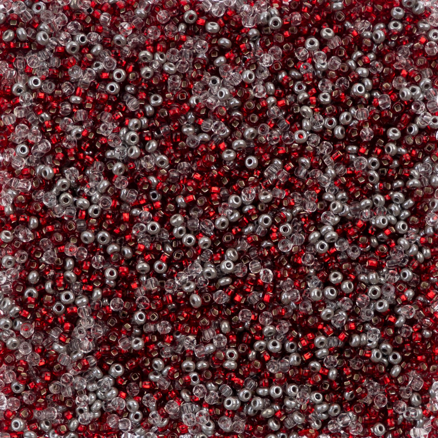Czech Seed Beads - 10/0 - Candy Apple Mix (22g)
