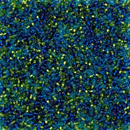 Czech Seed Beads - 10/0 - Citrus Lagoon Mix (22g)