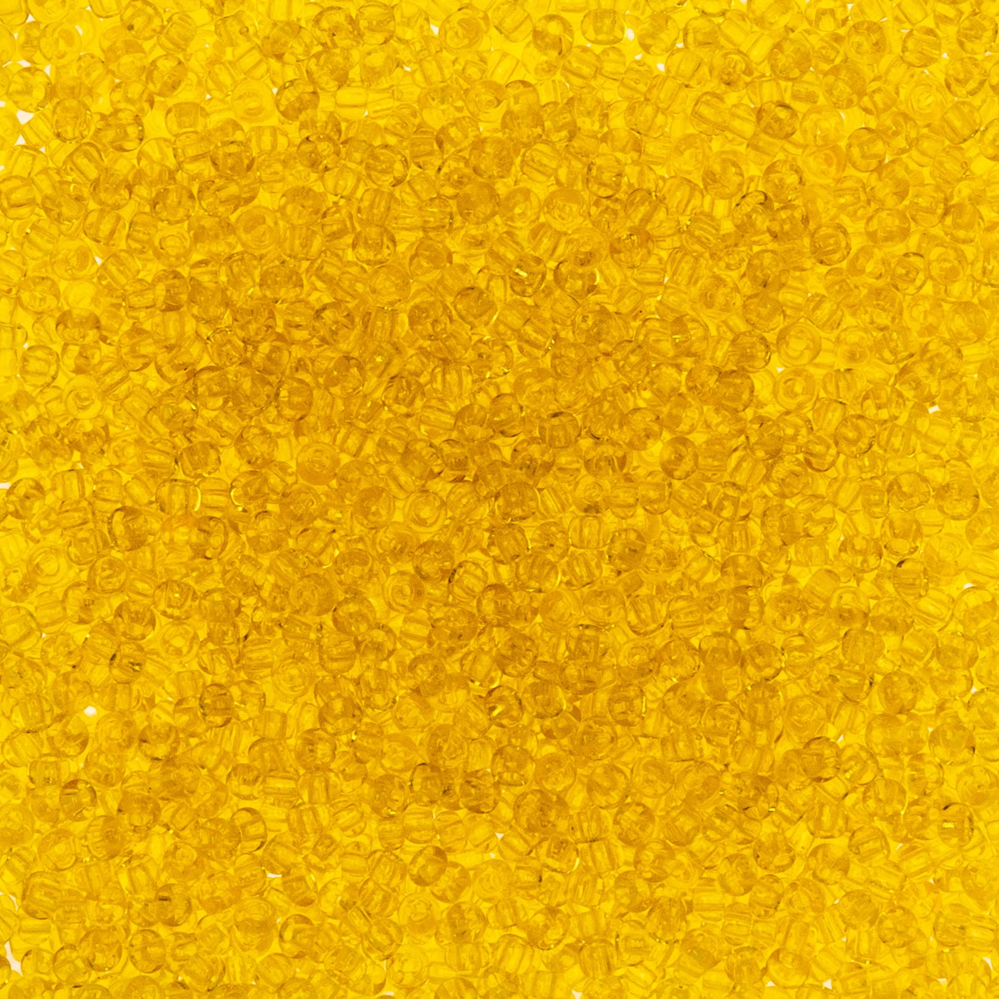 Czech Seed Beads - 10/0 - Natural Transparent Yellow (22g)