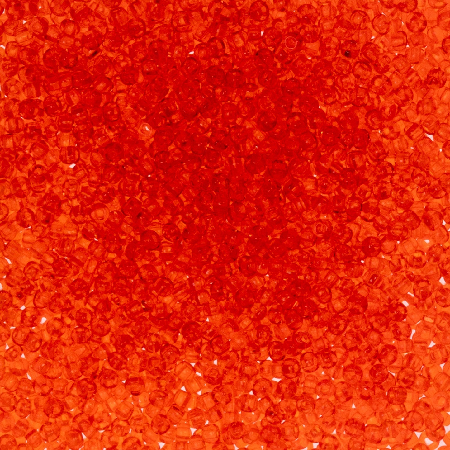 Czech Seed Beads - 10/0 - Natural Transparent Orange (22g)