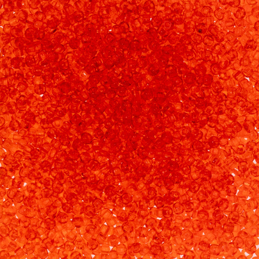 Czech Seed Beads - 10/0 - Natural Transparent Orange (22g)