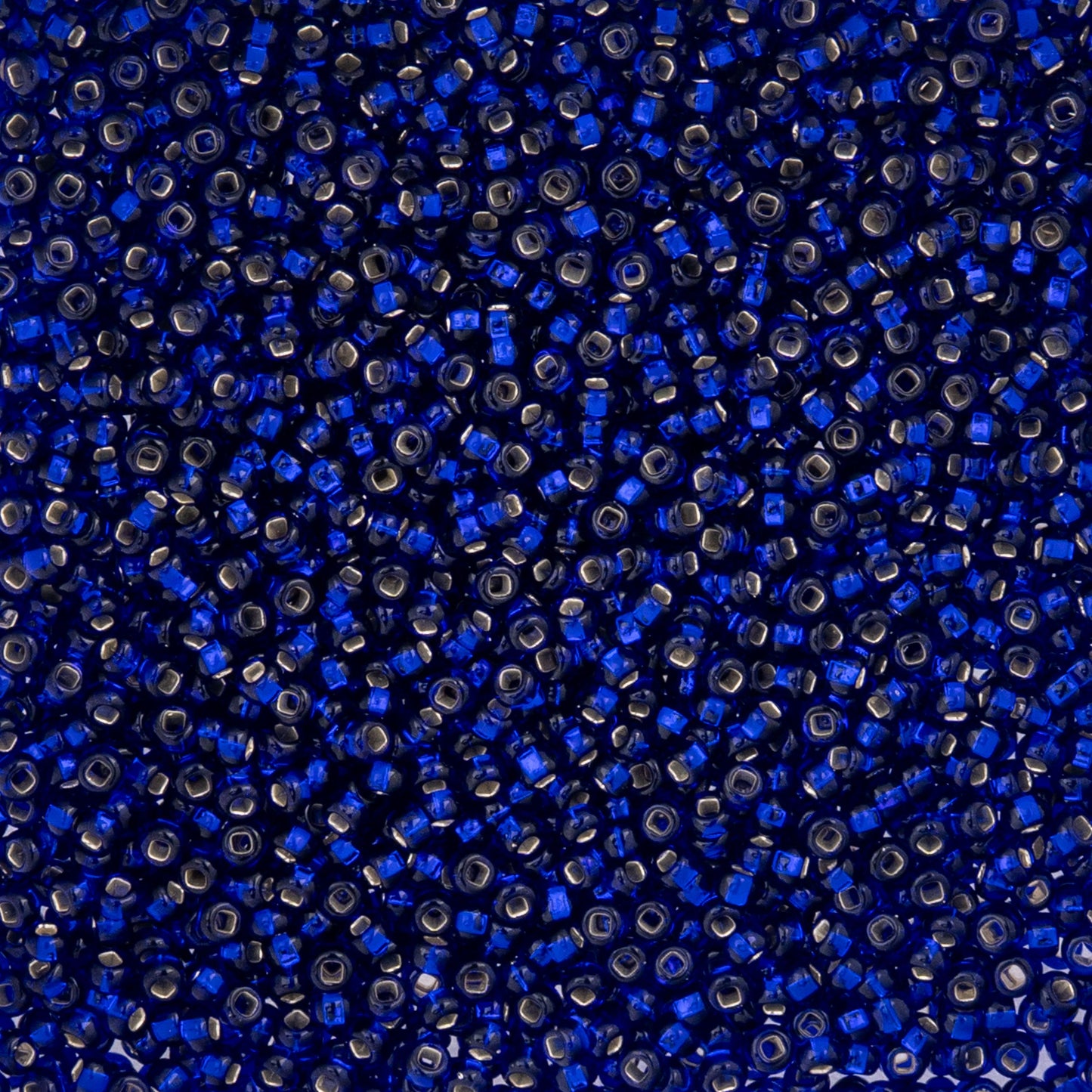 Czech Seed Beads - 10/0 - Silver Lined Royal Blue (22g)