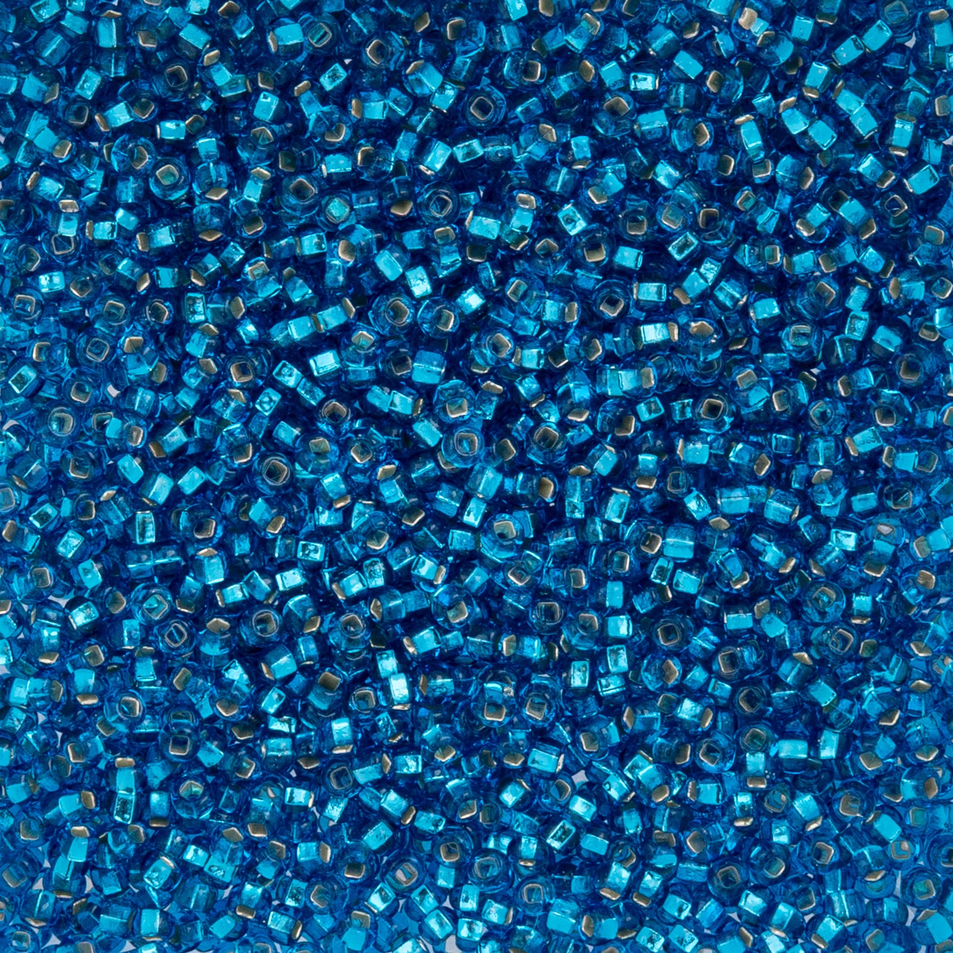Czech Seed Beads - 10/0 - Silver Lined Light Blue (22g)