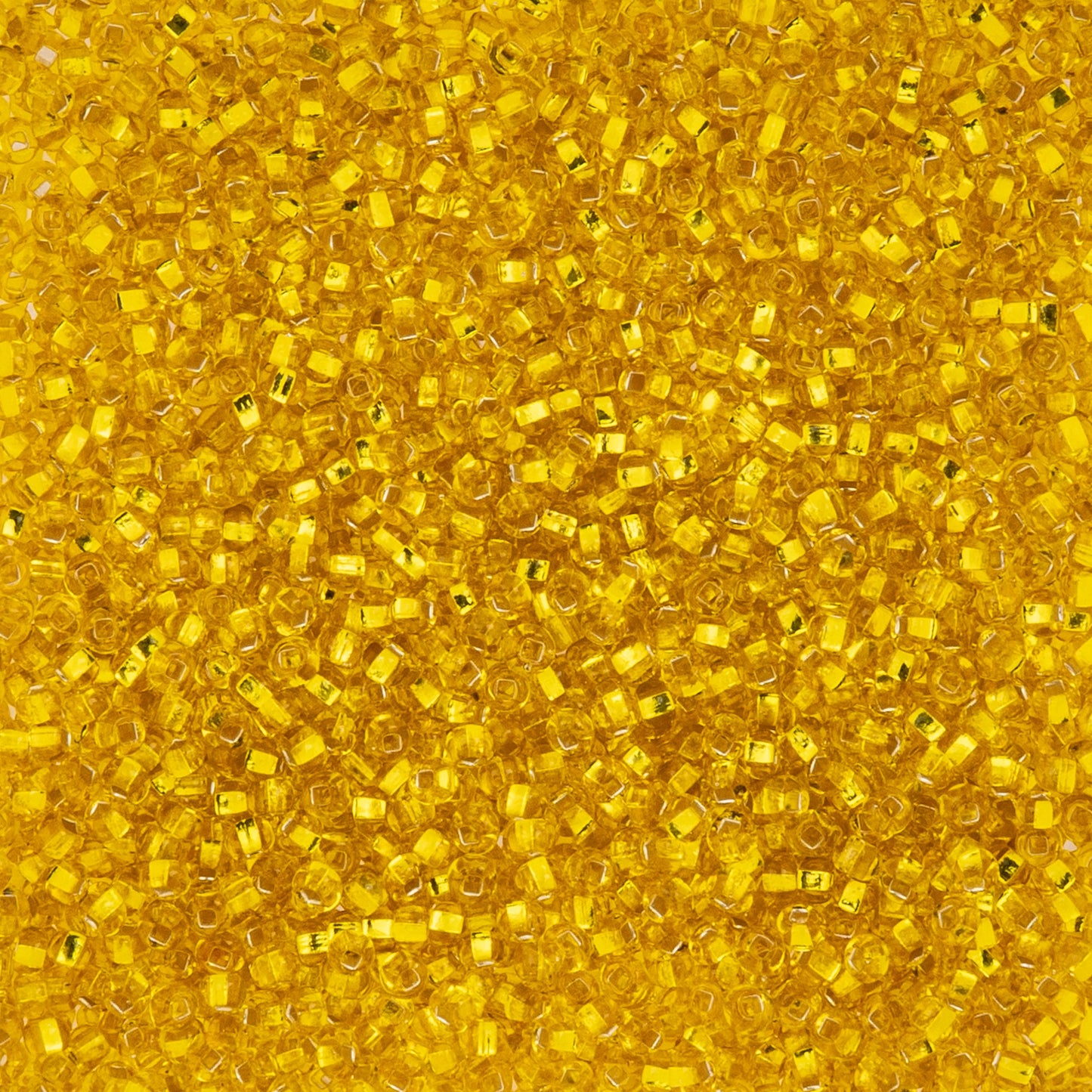 Czech Seed Beads - 10/0 - Silver Lined Yellow (22g)