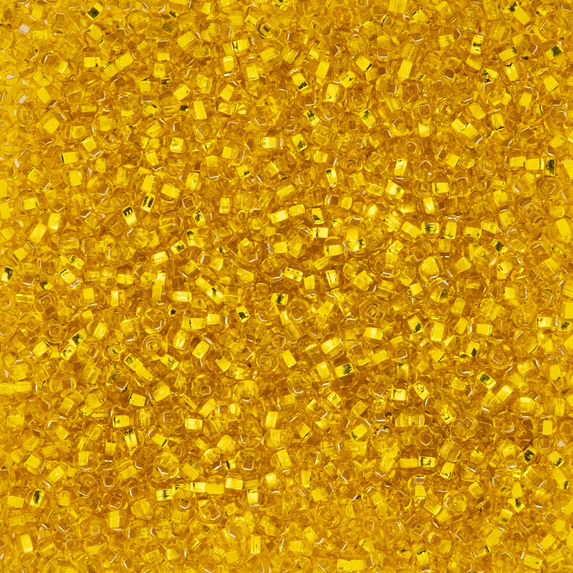 Czech Seed Beads - 10/0 - Silver Lined Yellow (22g)