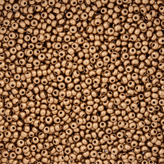 Czech Seed Beads - 10/0 - Gold (22g)