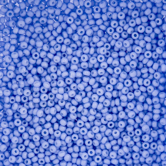 Czech Seed Beads - 10/0 - Dyed Chalk Light Violet Solgel (22g)
