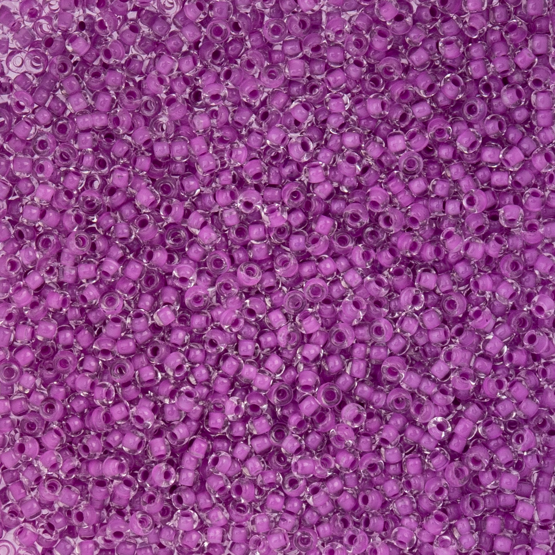 Czech Seed Beads - 10/0 - Color Lined Purple Terra Color (22g)