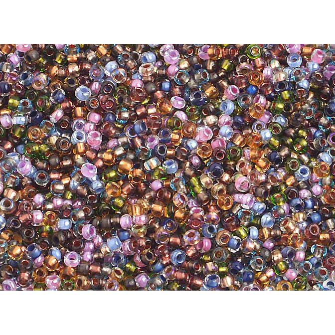 Czech - 10/0 - Seed Beads - Color Lined Earthtone Mix (500g)