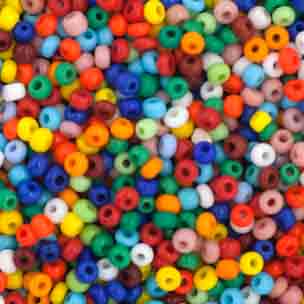 Czech - 10/0 - Seed Beads - Opaque Multi Mix (500g)