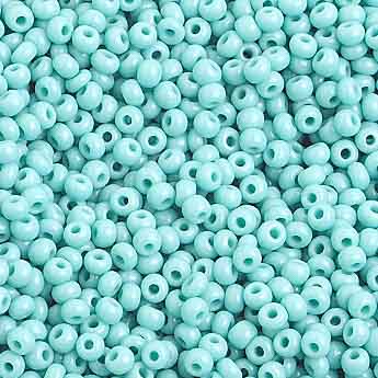 Czech - 10/0 Seed Beads - Opaque Turquoise (500g)