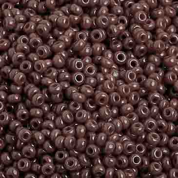 Czech - 10/0 Seed Beads - Opaque Dark Red (500g)