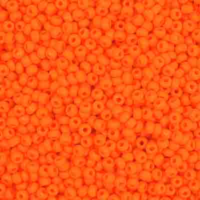 Czech - 10/0 Seed Beads - Opaque Light Orange (500g)