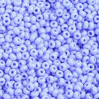 Czech - 10/0 Seed Beads - Opaque Pale Blue (500g)