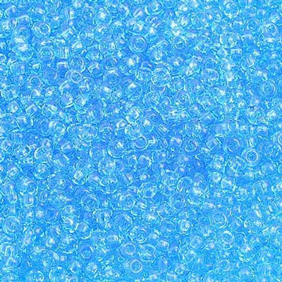 Czech - 10/0 Seed Beads - Transparent Light Aqua (500g)