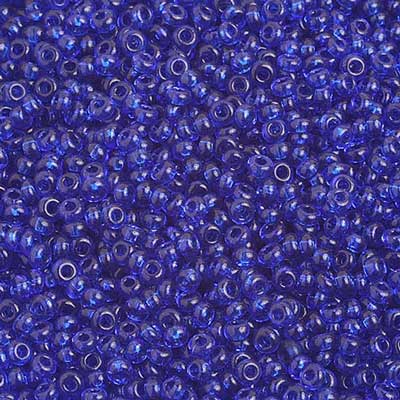 Czech - 10/0 Seed Beads - Transparent Navy Blue (500g)