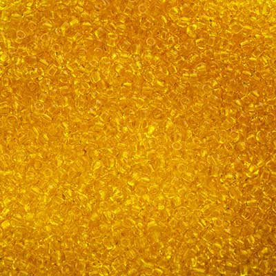 Czech - 10/0 Seed Beads - Transparent Yellow (500g)