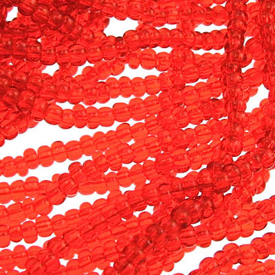 Czech - 10/0 Seed Beads - Transparent Orange (500g)
